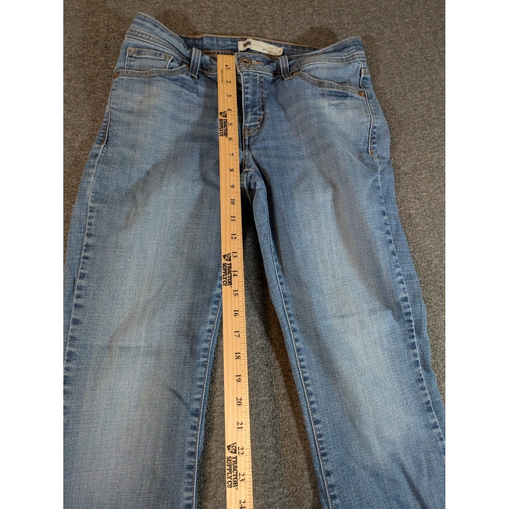 Levis 529 Curvy Bootcut Jeans Womens‎ 10 Blue Lightwash Denim Classic Comfort - Picture 2 of 8